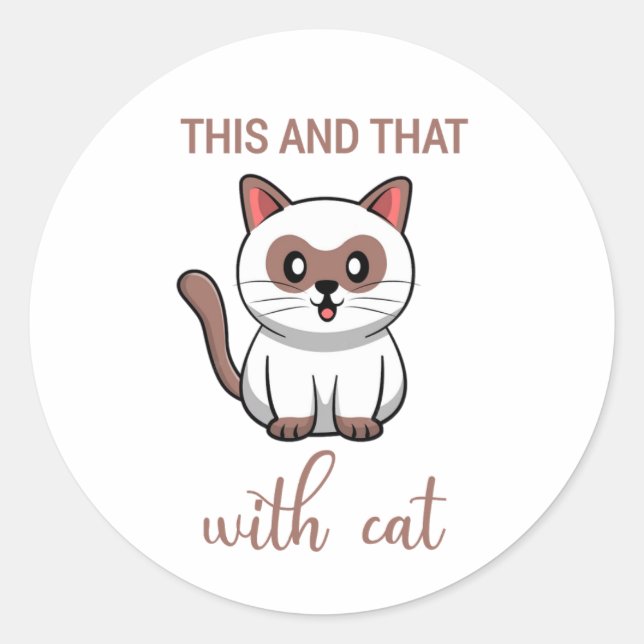 Adesivo Isto E Aquilo Com Cat (Frente)
