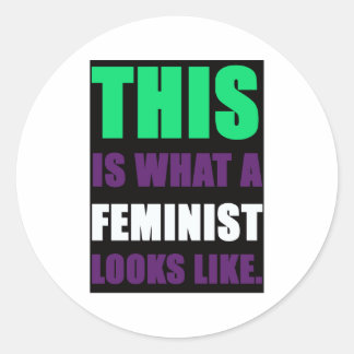 Adesivo Isto é o aspecto feminista