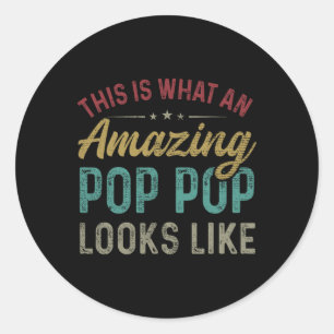 Adesivo Isto É O Que Um Pop De Pop Incrível Se Parece Com