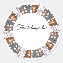 Adesivo Isto pertence a