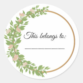 Adesivo Isto pertence a