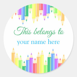 Adesivo Isto pertence a