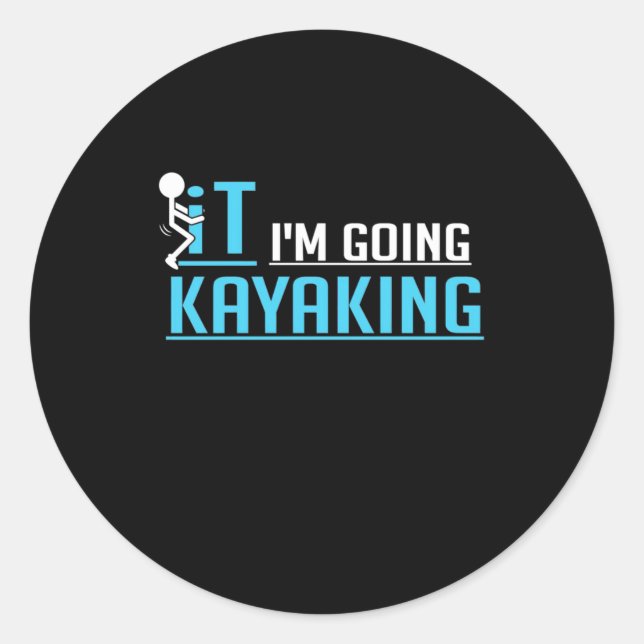 Adesivo IT I I'm Kayaking (Frente)