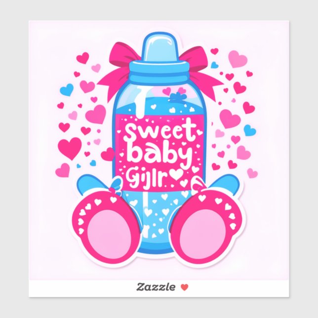 Adesivo It’s a Girl!" (Gender Specific – Girl) (Folha)