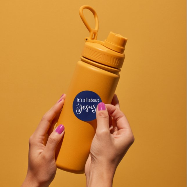 Adesivo It’s All About Jesus – Christmas Sticker #01 (Criador carregado)