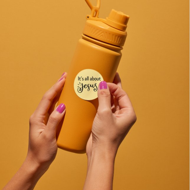 Adesivo It’s All About Jesus – Christmas Sticker #04 (Criador carregado)