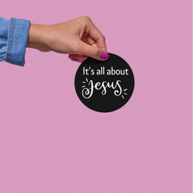 Adesivo It’s All About Jesus – Christmas Sticker #06 (Criador carregado)