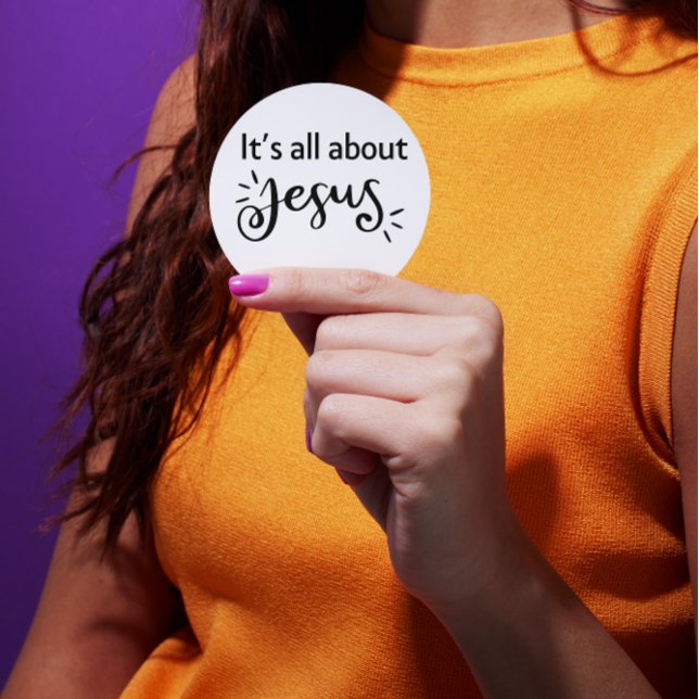 Adesivo It’s All About Jesus – Christmas Sticker #07 (Criador carregado)