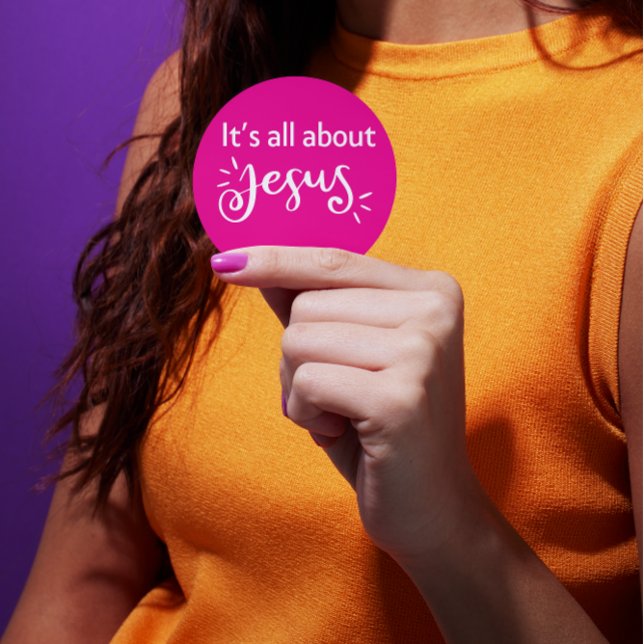 Adesivo It’s All About Jesus – Christmas Sticker #8 (Criador carregado)