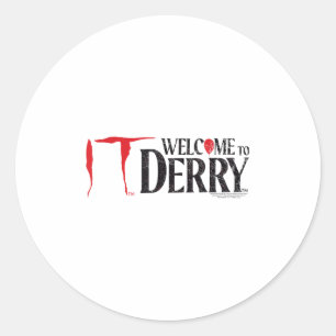 Adesivo It_ Welcome To Derry Vintage Distress Logo Horro