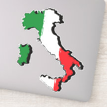 Itália Italia Flag Sticker