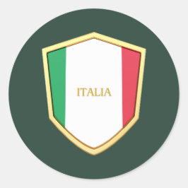 Adesivo Italia Shield Soccer Futebol Fan