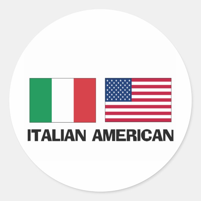 Adesivo Italiano americano (Frente)