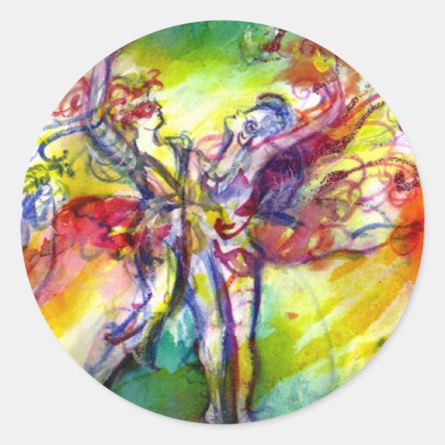 Adesivo ITALIANO CARNIVAL / Dança,Música,Teatro (Frente)