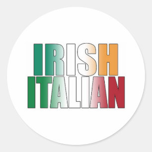 Adesivo Italiano Irlandês