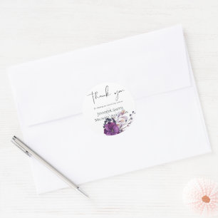 Adesivo Item de casamento econômico com estampa floral esc
