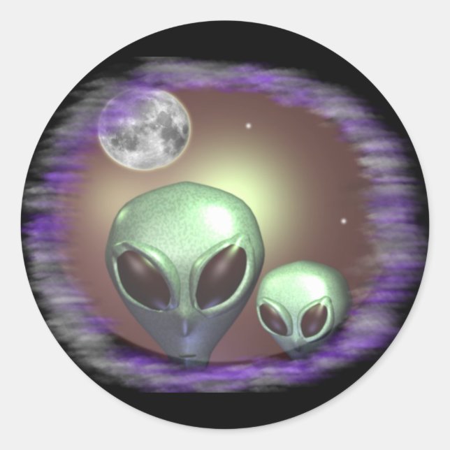 Adesivo Itens de Cinza de alienígena (Frente)