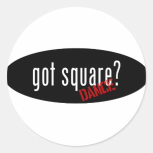 Adesivo Itens de dança ao quadrado - quadrado