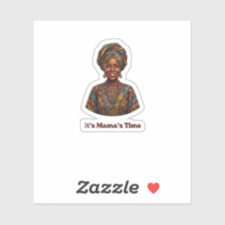 Adesivo It's Mama's Time - African Queen Heritage Tote Bag