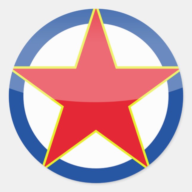 Adesivo Iugoslávia - retro (Frente)