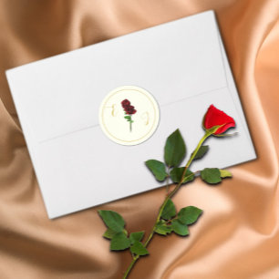 Adesivo Ivory Dourada Rosa Wedding