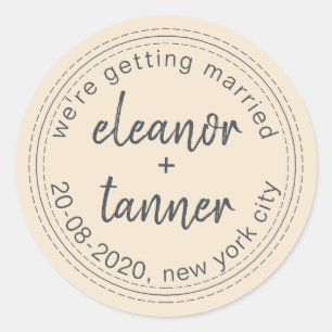 Adesivo Ivory Salve a data Envelope Seal