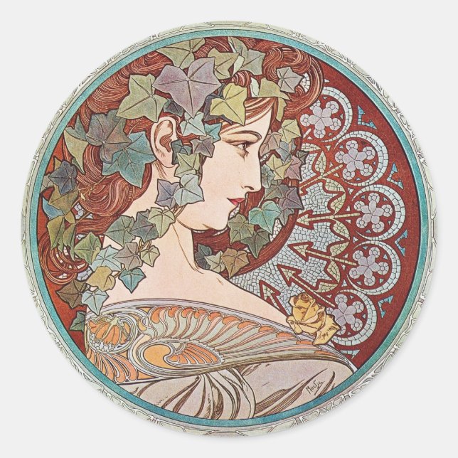 Adesivo Ivy Goddess Mucha (Frente)