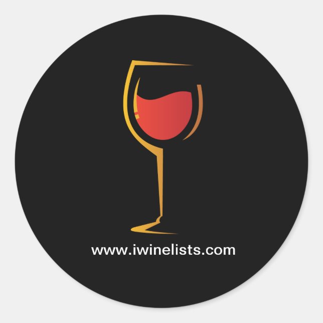 Adesivo iWineLists 2 (Frente)