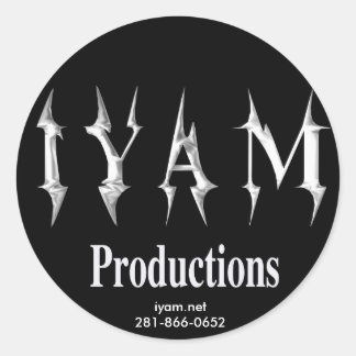 Adesivo IYAM Productions Sticker
