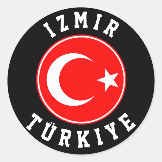 Adesivo Izmir, Turquia (Frente)