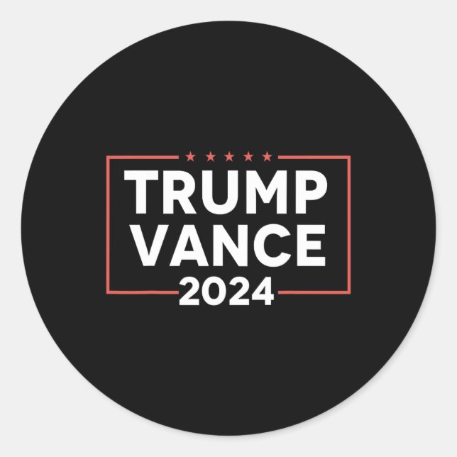 Adesivo J D Vance 2024 (Frente)