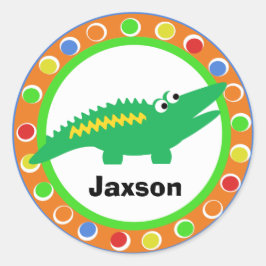 Adesivo J é para o Selgle Alligator