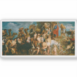 Adesivo J. Jordaens - Moses Striking Water from the Rock