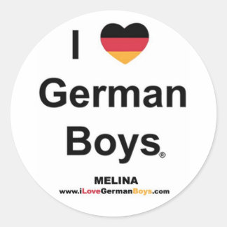 Adesivo J Love German Boys