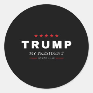 Adesivo J Trump É Meu Presidente Desde 2016 Maga Patriotic