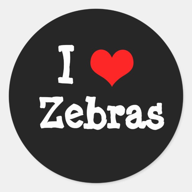 Adesivo J zebras love (Frente)