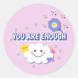 Adesivo Já Basta - Mensagem Positiva