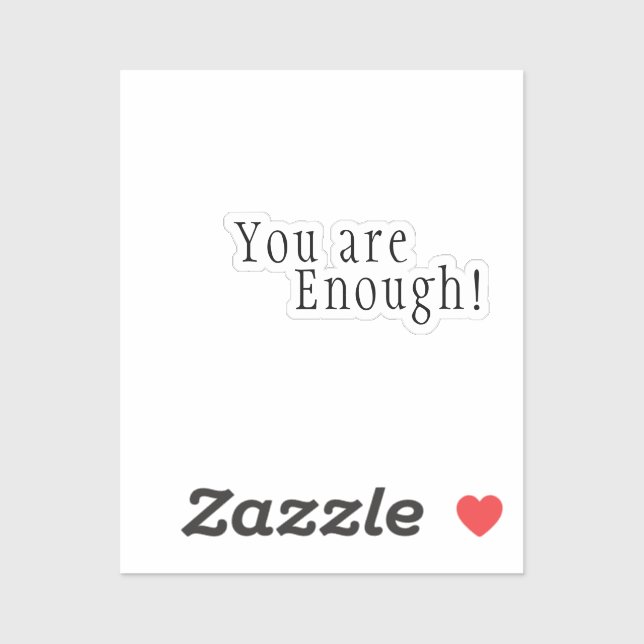 Adesivo Já chega! Confirmação translúcida à prova d'água (Folha)