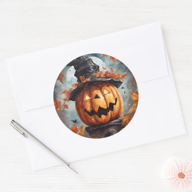 Adesivo Jack O Lantern (Envelope)