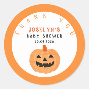Adesivo Jack o'lantern com Star Pattern Orange Halloween