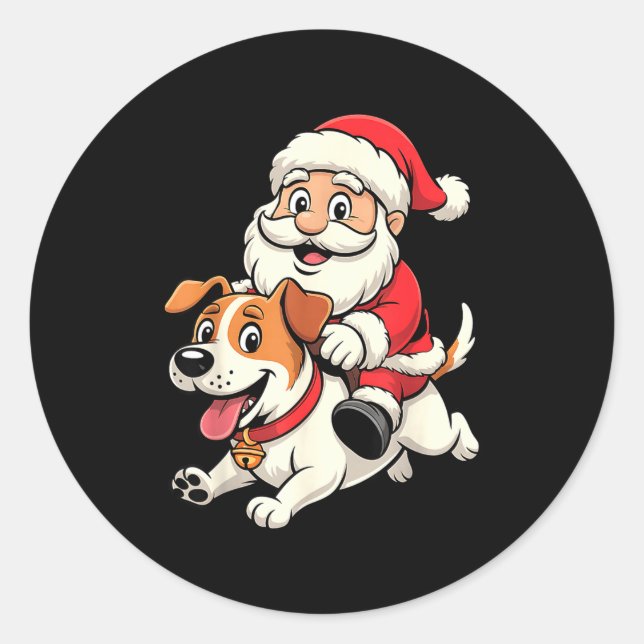 Adesivo Jack Russell Terrier Dog Lover Kids Men Women Chri (Frente)