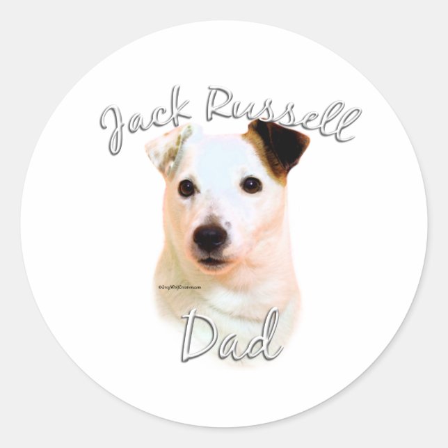 Adesivo Jack Russell Terrier Pai 2 (Frente)