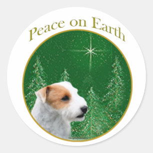 Adesivo Jack Russell Terrier (quebrado) Paz