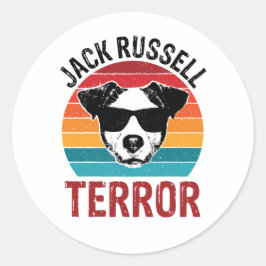 Adesivo Jack Russell Terror Terrier Funny Dog Sunglass