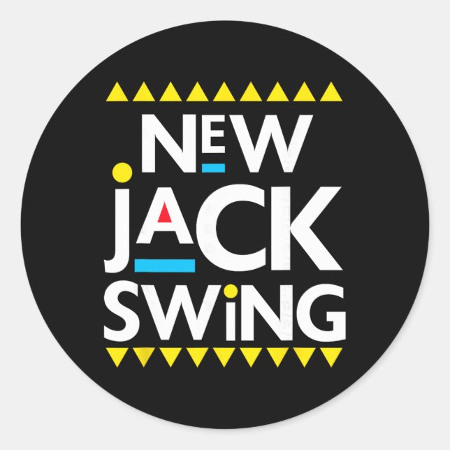 Adesivo Jack Swing 90s R&amp;b Hip Hop  (Frente)