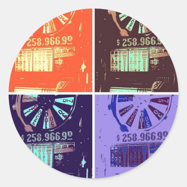 Adesivo Jackpot Slots Las Vegas (Frente)