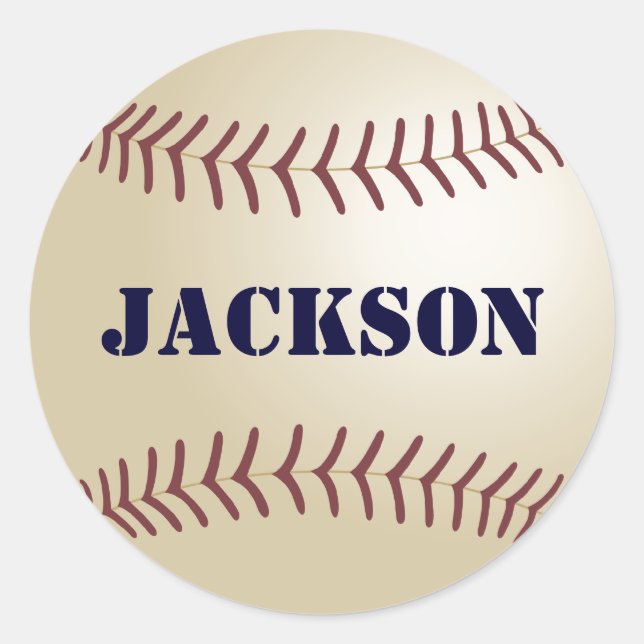 Adesivo Jackson Baseball Sticker / Selo (Frente)