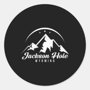 Adesivo Jackson Hole Wyoming Ski Resort Skiboardin