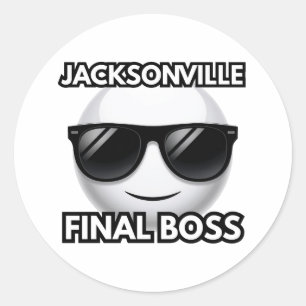 Adesivo Jacksonville Chefe Final Emoji Legal