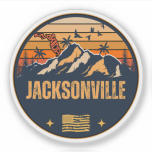 Adesivo Jacksonville, Flórida 